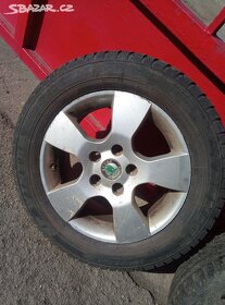 alu kola 5x112 r15 original skoda octavia II vhodne na golf - 5