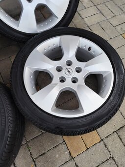 ALU 5x110 r17 OPEL + LETNÍ PNEU - 5