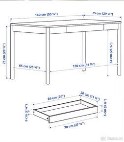 Psací stůl Tonstad Ikea - 5