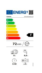 Myčka nádobí Toshiba DW-08T2EE(W)-CZ bílá - 5