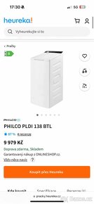 PHILCO PLDI 138 BTL nova pračka. - 5