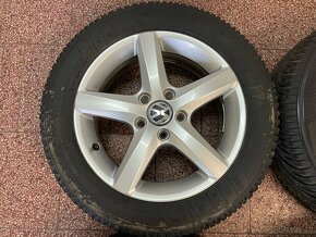 Originál Volkswagen ALU kola 5x112 r16 zimní pneu 8mm - - 5