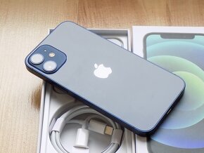 APPLE iPhone 12 mini 64GB Blue - ZÁRUKA - TOP STAV - 5