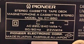 PIONEER HIFI SESTAVA -,ZESILOVAČ ,TUNER ,MAGNETOFON (1984) P - 5