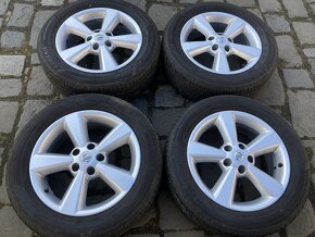 Alu kola NISSAN X-TRAIL QASHQAI 17" 5x114,3 letní 215/60R17 - 5