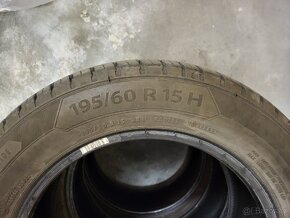 Sada 4 zánovních pneumatik - Barum - 195/60R15H - 5