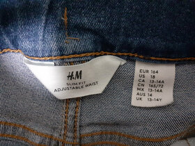 Chlapecké strečové džíny H&M, vel. 164, 1+1 ZDARMA - 5