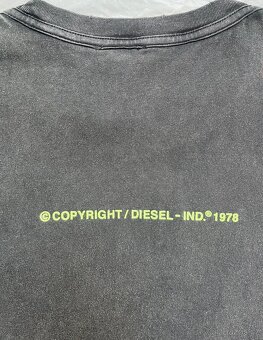 Diesel luxusní Distressed tričko - 5