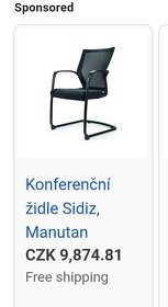 Sidiz conference chair/ original price 9800kc - 5