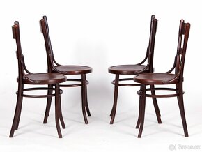 Židle original THONET, 100 % stav, 4 kusy - 5