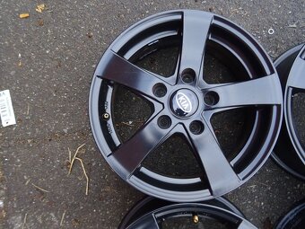 Alu disky černé na Kia, Hyundai 15", 5x114.3, ET 48, šíře 6 - 5