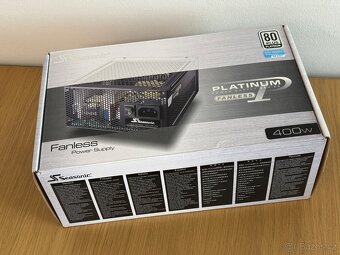 Seasonic X-400 FANLESS Platinum - 400W, 80+ PLATINUM, pasiv - 5