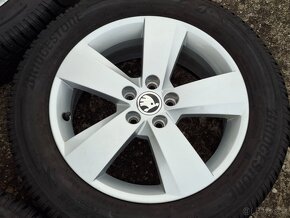 Zimní kola vč. Alu Škoda Nanuq 195/60 R16 - 5