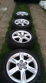 orig.AUDI alu kola 16"+Letní Continental 205/55/16 - 5