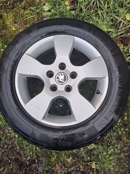 Alu kola 5x112 Škoda Octavia II 205/60 R15 - 5