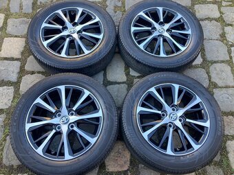 Alu kola TOYOTA YARIS 15" 4x100 letní BRIDGESTONE 175/65R15 - 5