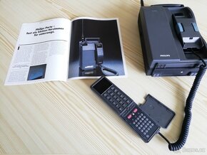 Kufříkový telefon Philips Porty + prospekt BMW E32 - 5