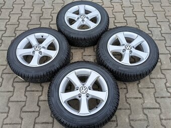 Originál alu disky VW Golf, Touran, Caddy 5x112 R15 Sima - 5