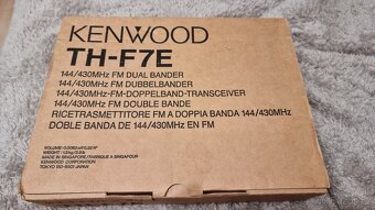 Vysílacka,radiostanice Kenwood TH-F7E perfek. stav - 5