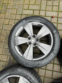 ORIGINÁL Alu Škoda TRITON R17, 5x112 - ZIMNÍ PNEU - 5