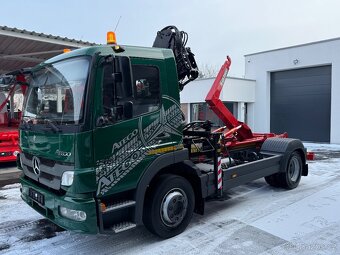 MERCEDES-BENZ ATEGO 1218 HÁKOVÝ NOSIČ HYDRAULICKÁ RUKA HIAB - 5