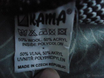 Čepice Kama s bambulkou, 50%vlna - 5