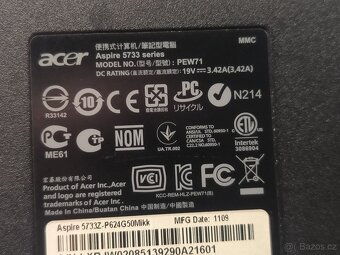 Acer Aspire 5733 - 5