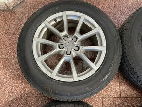 Originální Alu kola Audi 5x112 r18 zimní pneu 8mm - 5