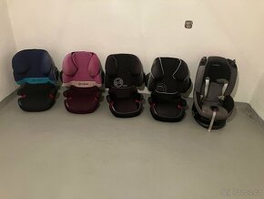 Prodám autosedačku CYBEX Solution X2-fix (15-36 kg) černá - 5