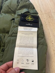 STONE ISLAND nová péřová bunda Velikost L. Zelená - 5