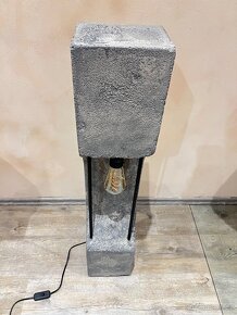 Betonová lampa cca 90 x 16 x 18 cm - 5