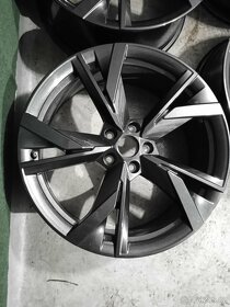 20" cerne alu disky 5x112 Skoda - 5