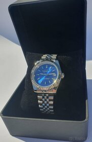 Seiko Mod Datejust sunburst blue dial Automatické - 5