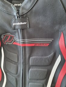 Kožená 1 - dílná kombinéza Probiker PRX-14 - 5