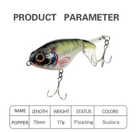 Whopper plopper 75mm, 17g - 5