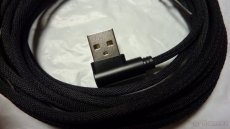 Datový+nabíjecí kabel USB typ C-90° 2m-černý-nový - 5