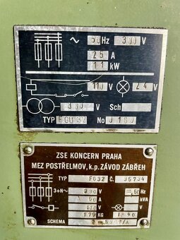 Frézka konzolová FGU 32 - včetně svěráku - 5