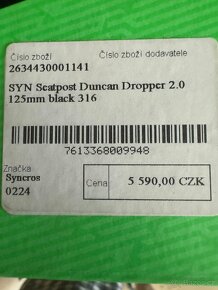 SYNCROS Duncan dropper 2,0 ( 125 mm ) nový - 5