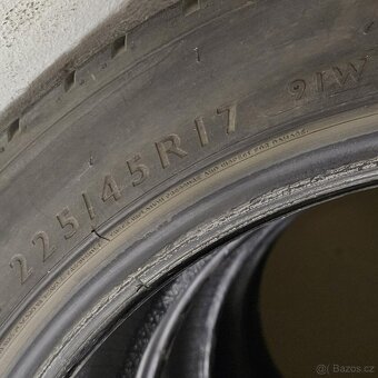 Letní pneumatiky 6,5-7mm Dunlop 225/45 R17 A002 - 5