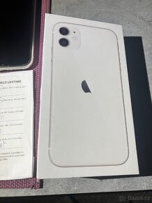 Prodám iphone 11 White 128 GB, kupován v roce 2022 - 5