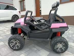 Dětské elektrické autíčko Buggy LIFT 4x4 Růžové - 5