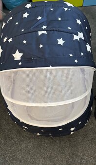 KOMBINOVANÝ KOČÁREK RAF-POL BABY LUX NAVY BLUE STAR - 5