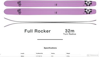 Prodám unikátní lyže do hlubokého prašanu  DPS Spoon 138 - 5