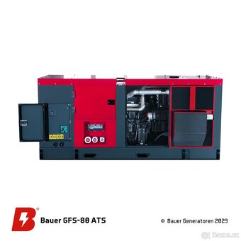 Naftová elektrocentrála Bauer GFS-80, generátor - 5