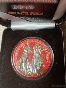 Stříbrná mince 1 oz The Allegories Space Red 2019 - 5