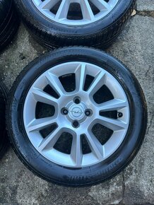 OPEL ALU kola R16 s pneu BRIDGESTONE TURANZA  205/50 R16 - 5