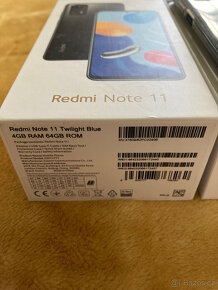 Nový Redmi Note 11 RAM 7GB/64+256GB twilight modrá AMOLED - 5