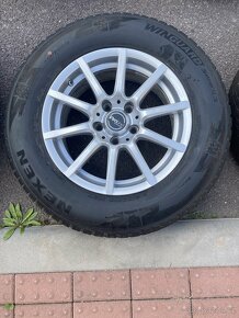 ALU kola 5x114,3 R16 + 7mm zimní 215/70 r16 - 5