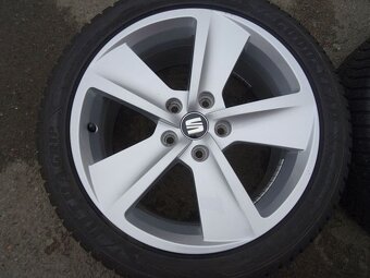 Alu disky origo Škoda, VW, 17", 5x112,ET 51, zimní pneu - 5