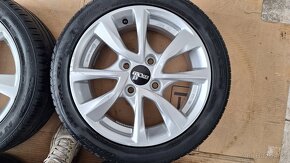 Alu kola Ford 15" 4x108 letní pneu 195/45 R15 4-5mm Fiesta - 5